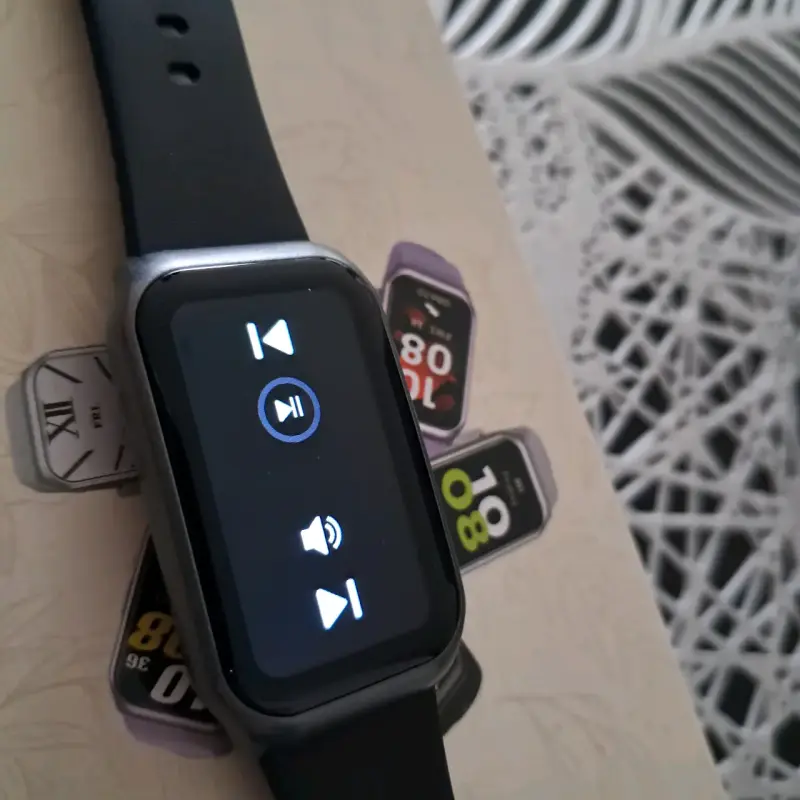 Smartwatch pantalla táctil negro - 4