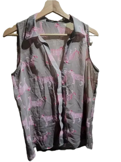 Blusa sin mangas con estampado - miniatura 2