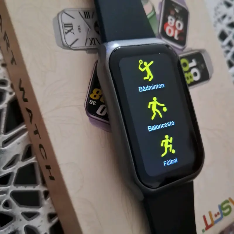 Smartwatch pantalla táctil negro - 6