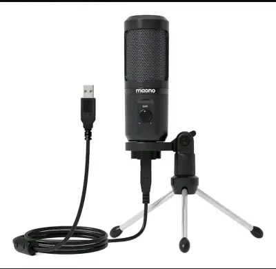 Micrófono USB Maono con trípode - miniatura 1