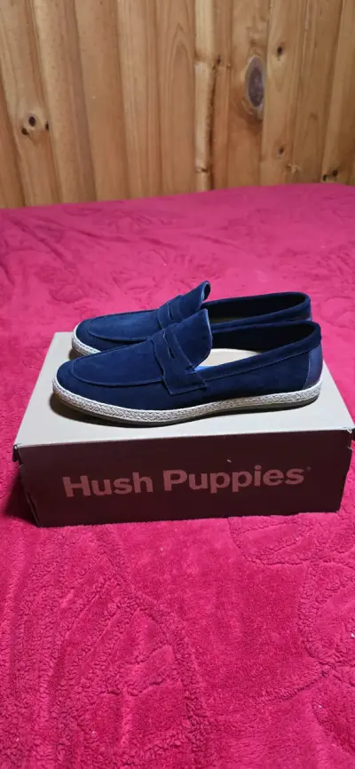 Mocasines azul marino Hush Puppies - miniatura 1