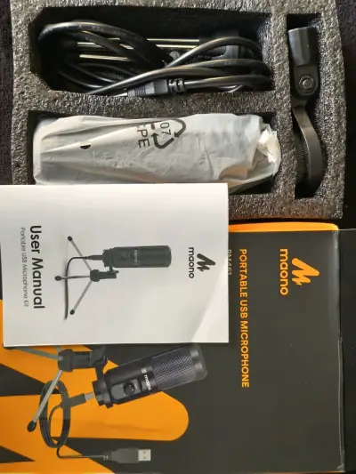 Micrófono USB Maono con trípode - miniatura 5
