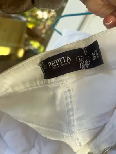 Jeans blancos de mujer - miniatura 2
