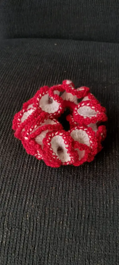 Scrunchies a crochet. - miniatura 1