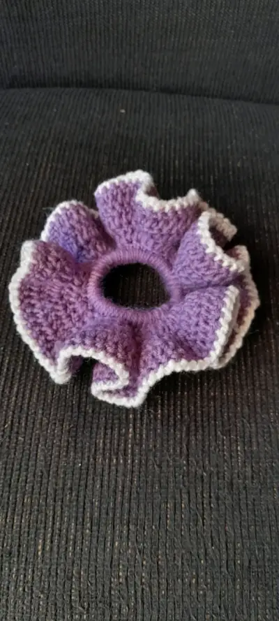 Scrunchies a crochet. - miniatura 3