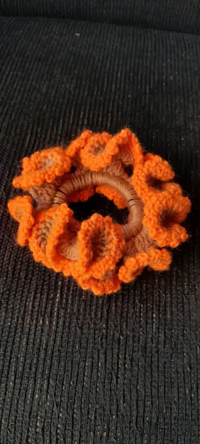 Scrunchies a crochet. - miniatura 4