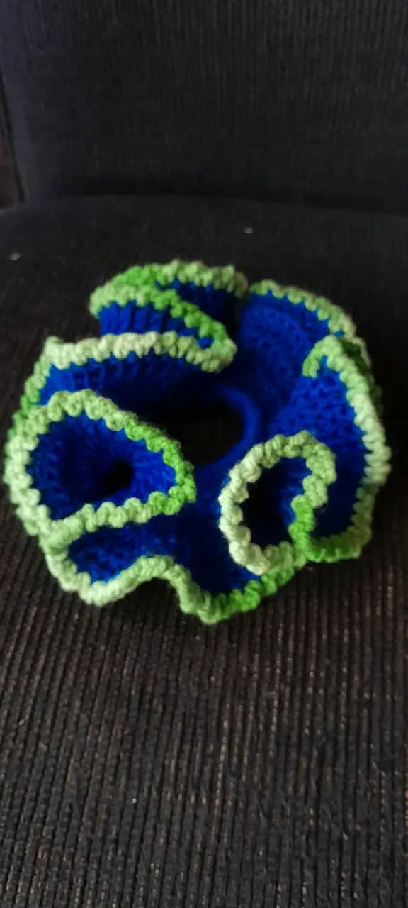 Scrunchies a crochet. - 6