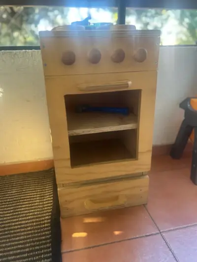 Cocina de juguete de madera - miniatura 2