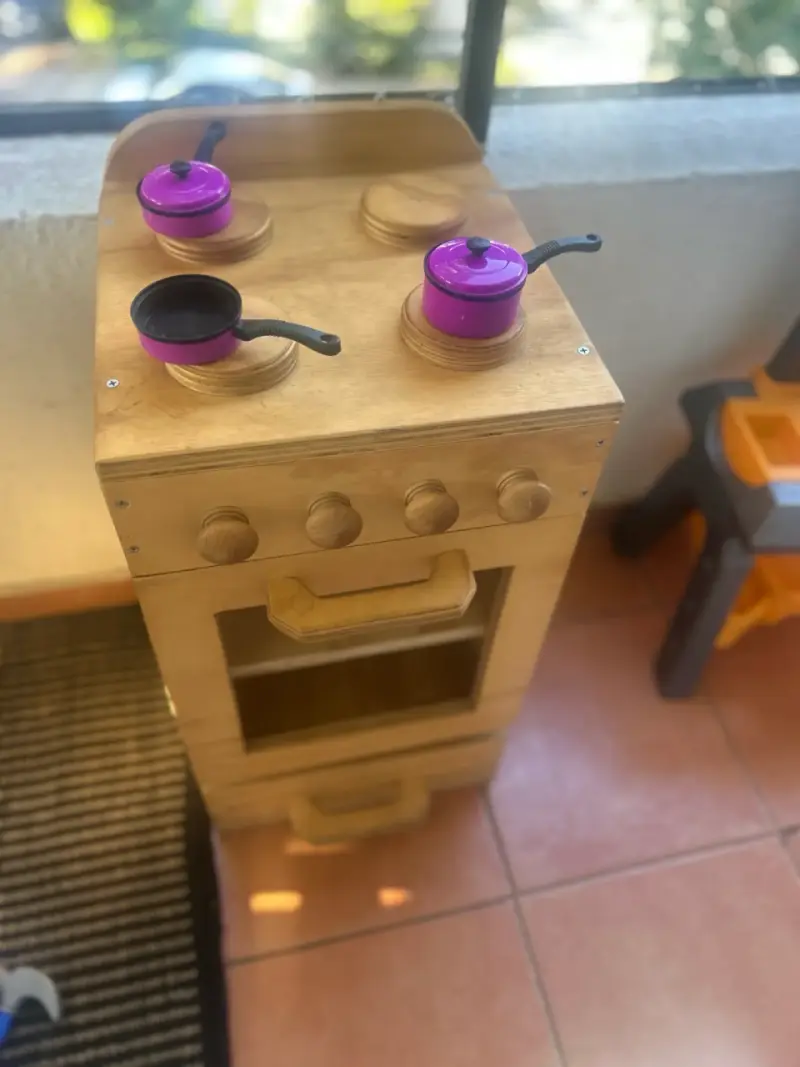 Cocina de juguete de madera - 3