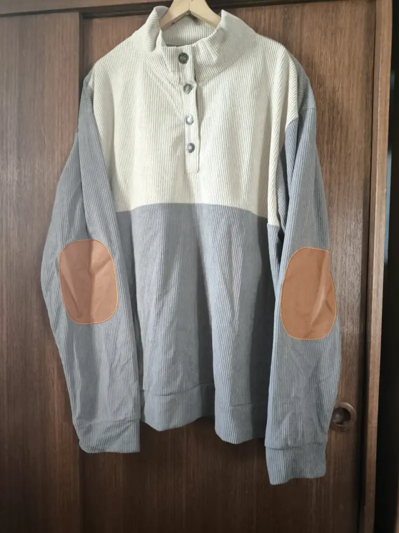 Jersey bicolor de botones - 2
