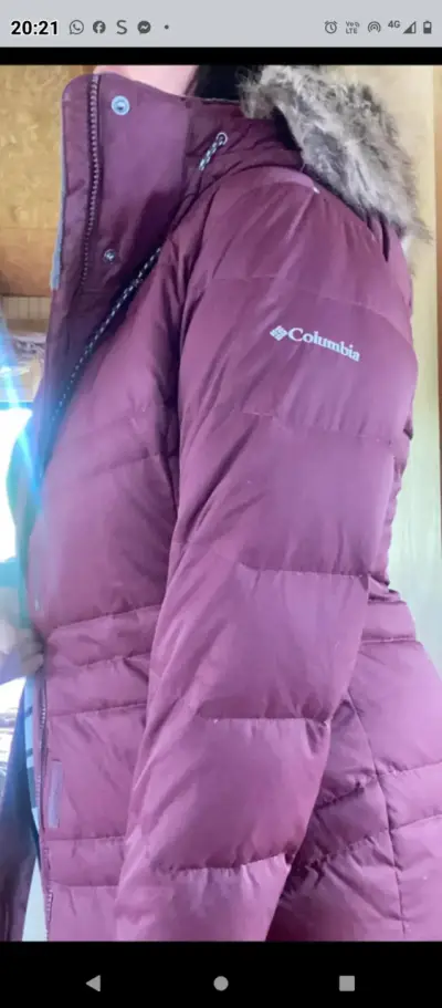 Parka marrón con capucha - miniatura 1