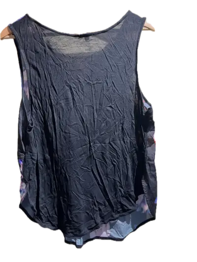 Blusa negra flores coloridas - miniatura 2