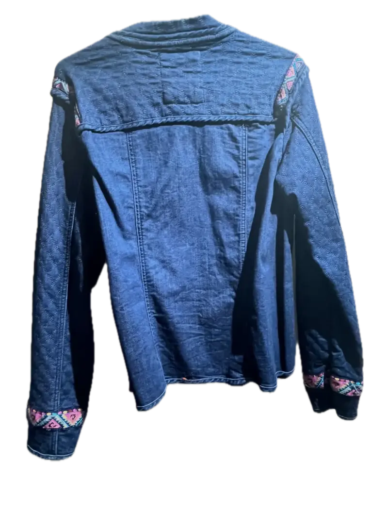 Chaqueta de mezclilla bordada - 3