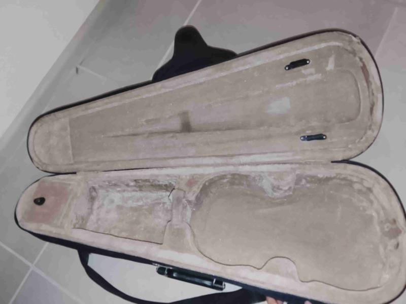 Violín con cuerdas de viola estuche y arco - 6