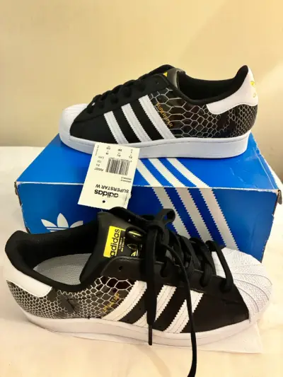 Zapatillas Adidas Superstar negras - miniatura 1