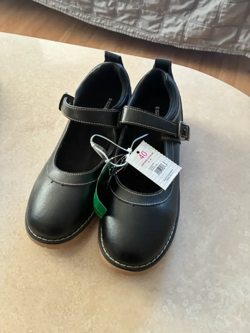 Zapatos escolares negros talla 40 - 2