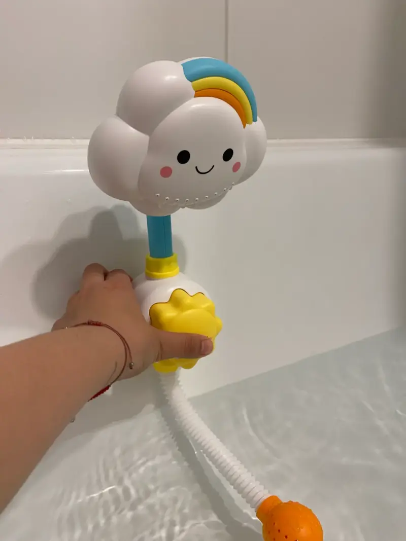 Ducha de juguete nube y sol - 2