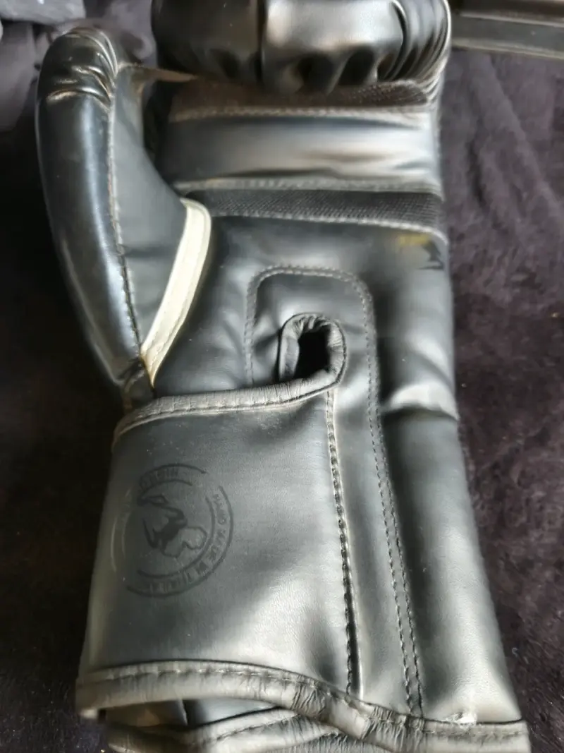 Guantes de boxeo negros 12oz - 2
