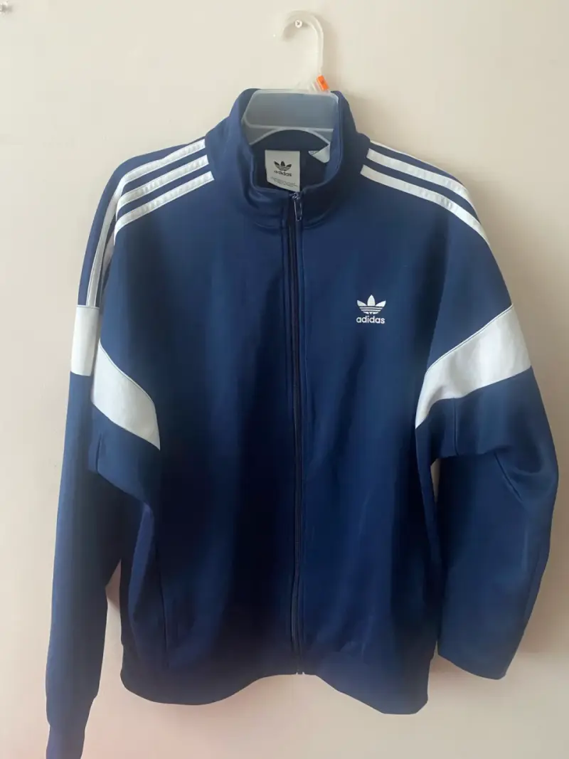 Chaqueta deportiva azul Oversize Adidas Original - 1