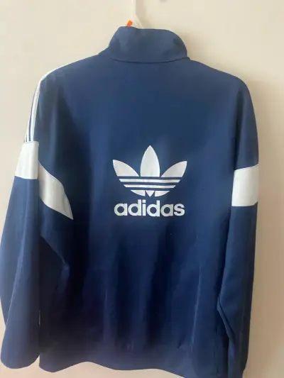 Chaqueta deportiva azul Oversize Adidas Original - miniatura 3