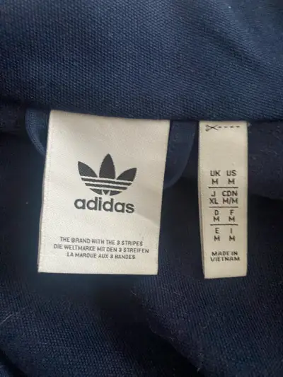 Chaqueta deportiva azul Oversize Adidas Original - miniatura 4