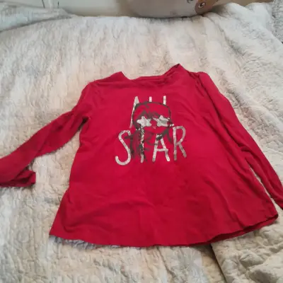 Polera roja All Star manga larga - miniatura 1