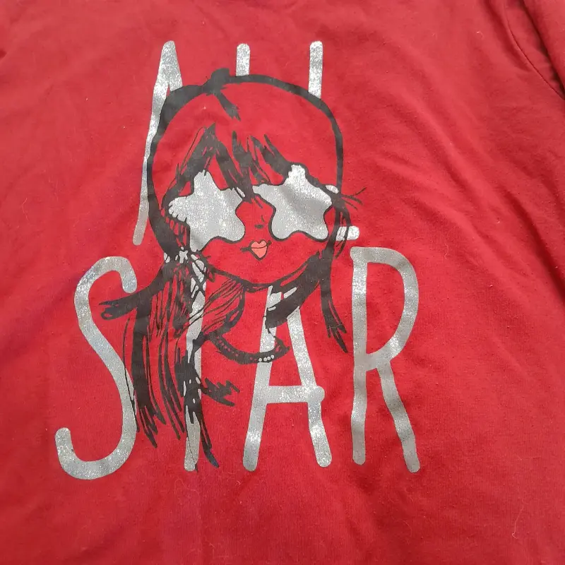 Polera roja All Star manga larga - 2