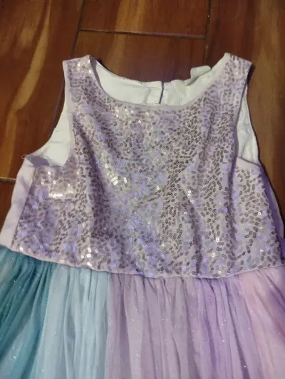 Vestido de niña multicolor brillante - miniatura 2