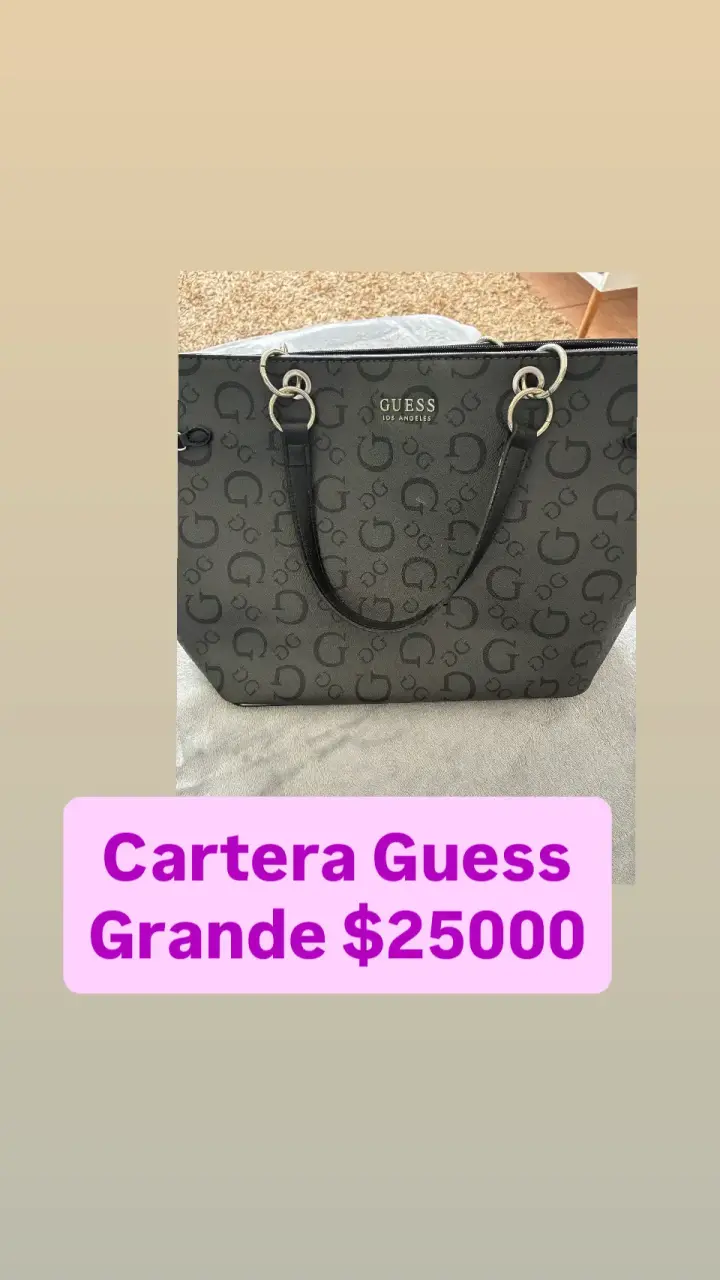 Cartera Guess grande gris