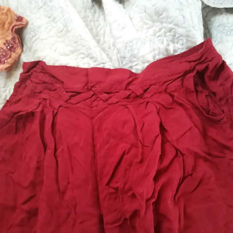 Conjunto blusa y pantalón rojo - 4