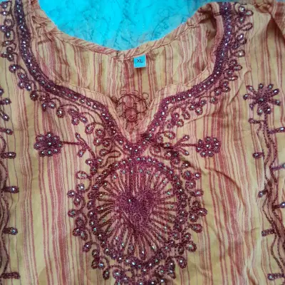 Conjunto blusa y pantalón rojo - miniatura 5