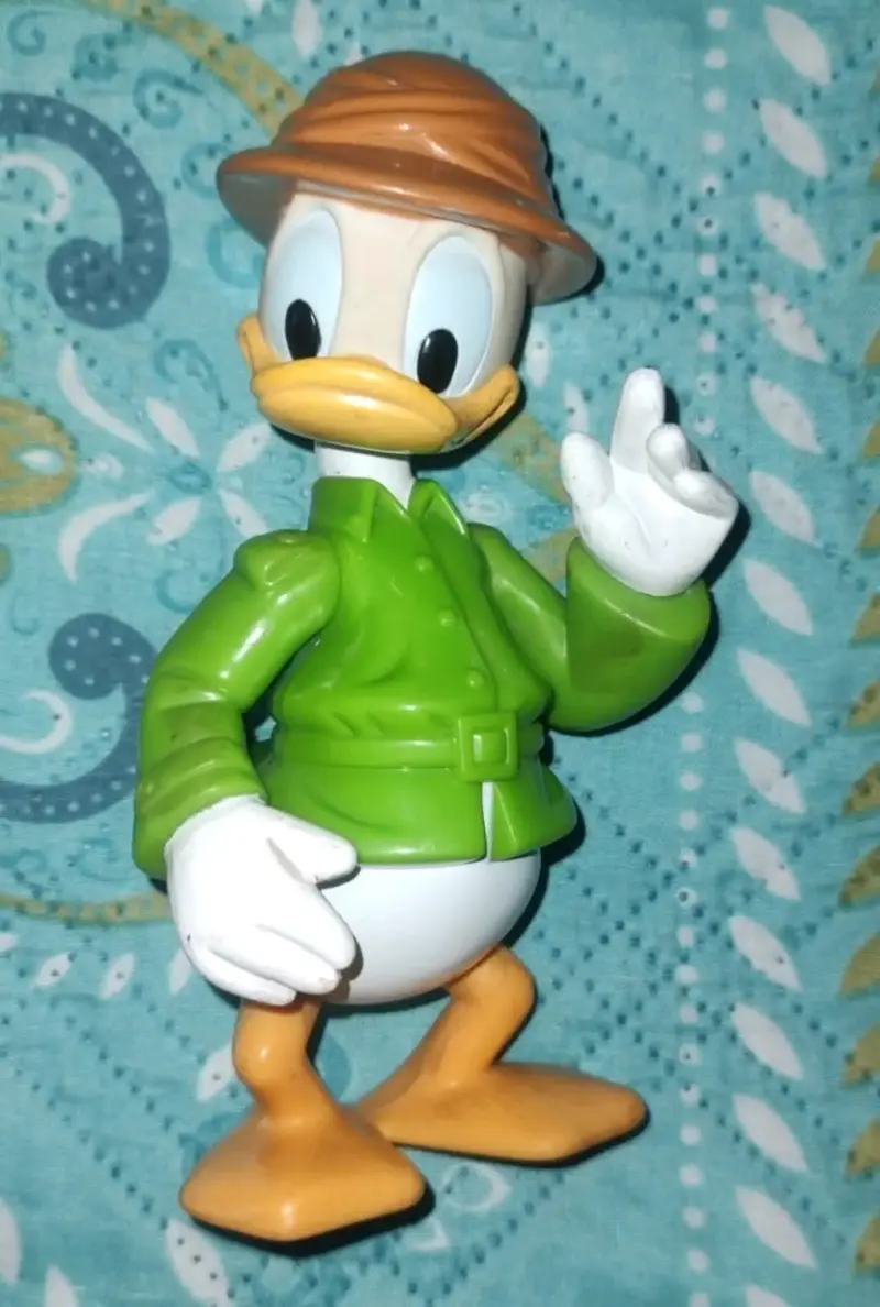 Figura de colección pato verde