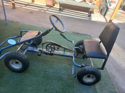 Karting a pedal azul - miniatura 1