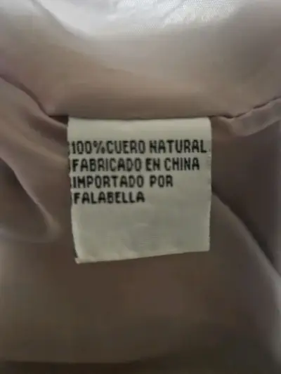 chaqueta de cuero rosada - miniatura 1