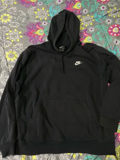 Polerón con capucha negro Nike - miniatura 1