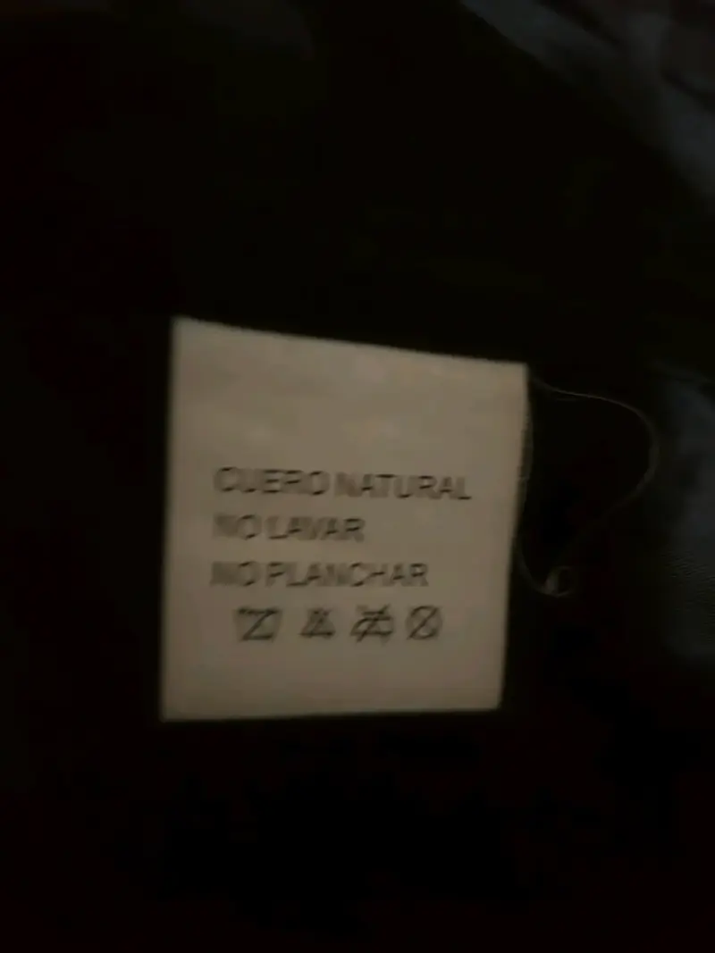 Chaqueta de cuero natural - 1