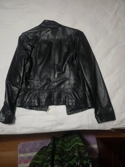 Chaqueta de cuero natural - miniatura 3
