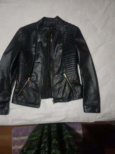 Chaqueta de cuero natural - miniatura 4