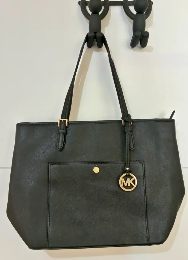 Cartera negra de cuero Michael Kors - 1