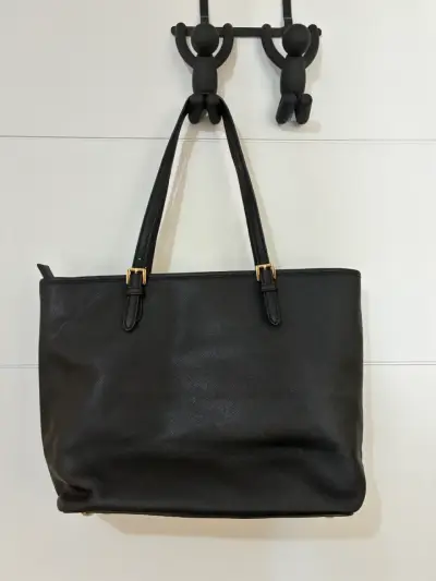 Cartera negra de cuero Michael Kors - miniatura 2