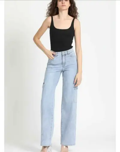 Jeans Mujer Cargo Fashion Park - miniatura 1