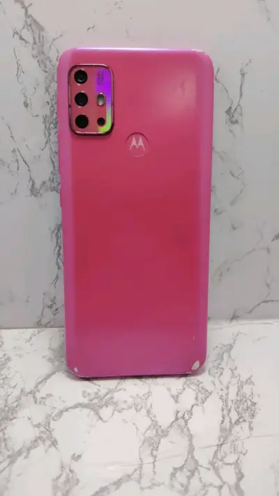 Celular Motorola g30 rosa usado - miniatura 1