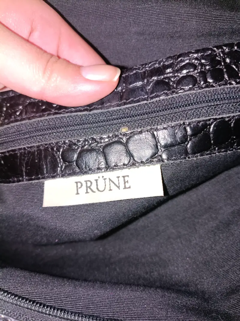 Cartera negra de cuero sintético Prune Original - 2