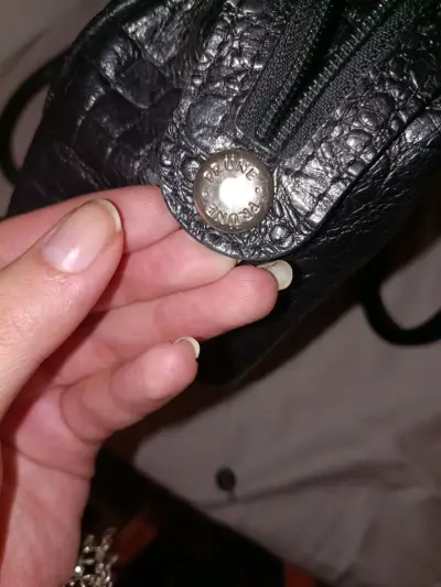 Cartera negra de cuero sintético Prune Original - miniatura 3
