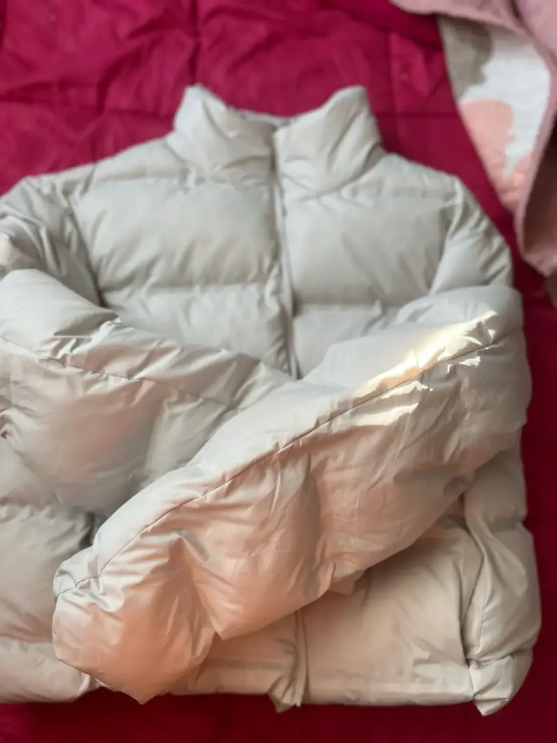 Chaqueta acolchada blanca - 1