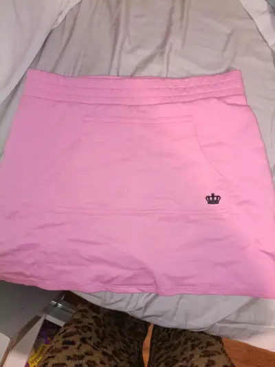 Falda rosa con bolsillo juicy couture original - miniatura 1
