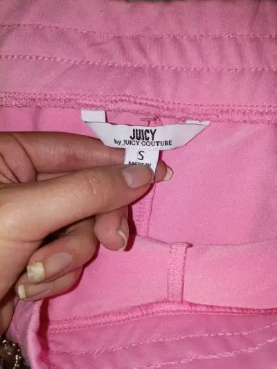 Falda rosa con bolsillo juicy couture original - miniatura 2