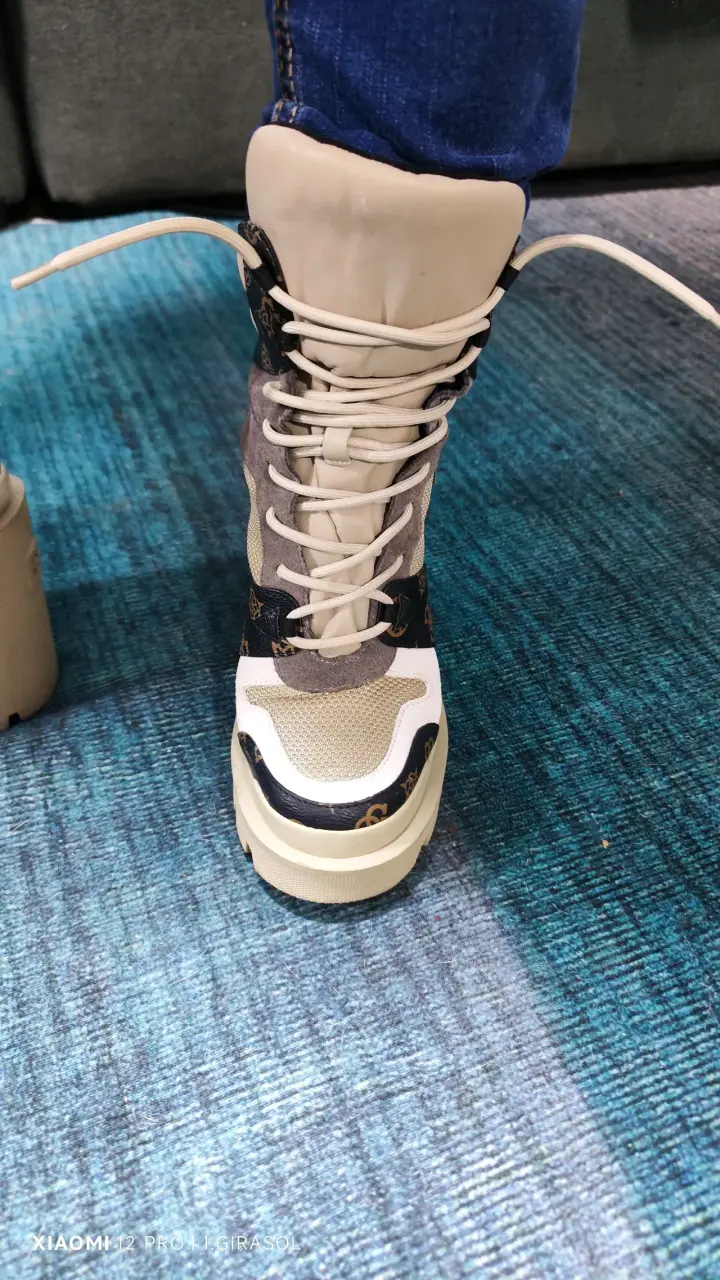 Botines con tacón Guess beige - 2