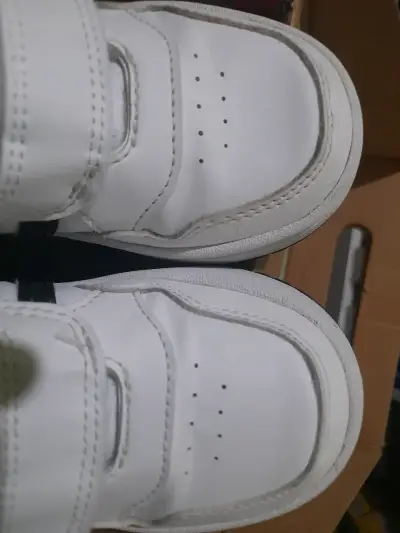 Zapatillas blancas Adidas niño - miniatura 3