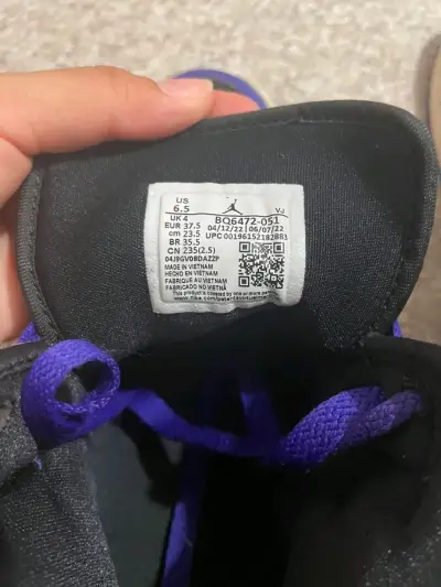 Zapatillas deportivas azul y negro - miniatura 2